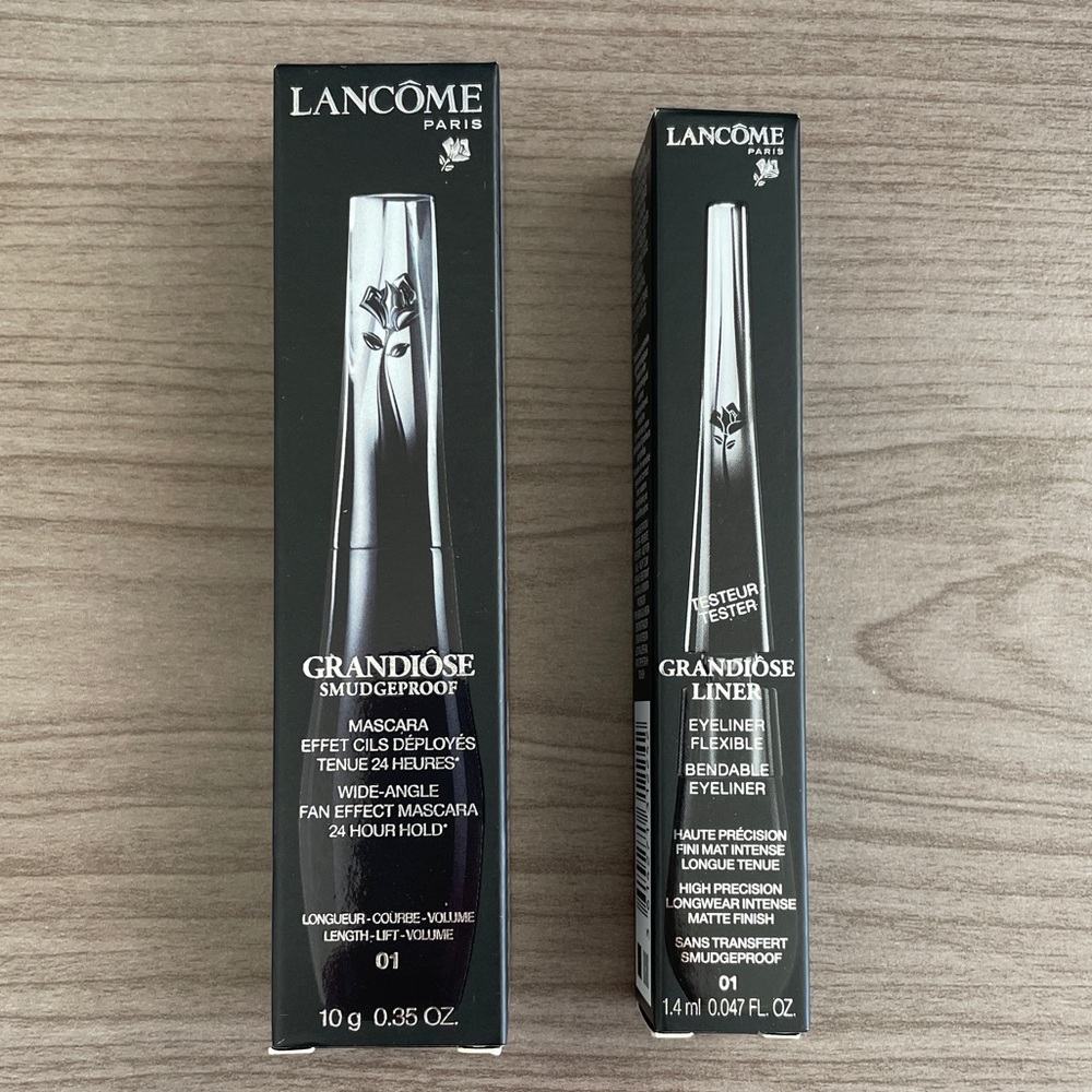 NIB Lancôme Grandiose Mascara and Eyeliner Black